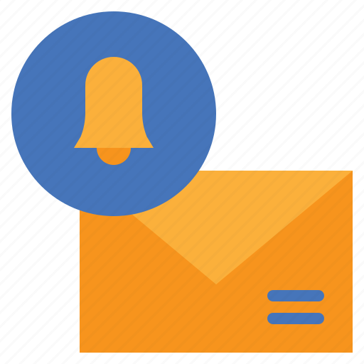 Bell, alert, warning, mail, message, envelope icon - Download on Iconfinder