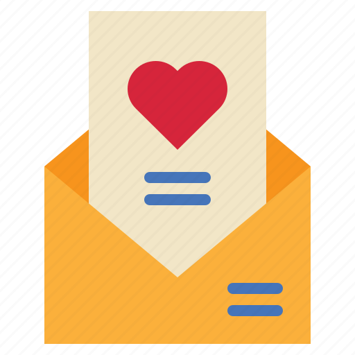 Letter, post, message, love, heart, mail, envelope icon - Download on Iconfinder