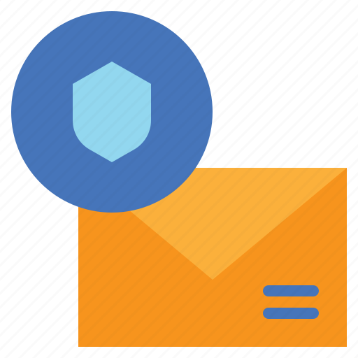 Protect, shield, message, mail, envelope, data icon - Download on Iconfinder