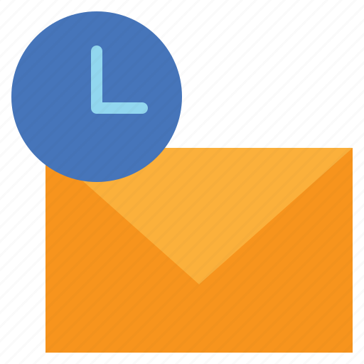 Time, letter, message, envelope, mail, communication icon - Download on Iconfinder