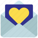 love, mail, communicate, messaging, heart