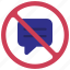 no, messaging, communicate, prohibited 