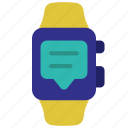 smart, watch, message, communicate, messaging, device 