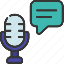 audio, microphone, message, communicate, messaging 