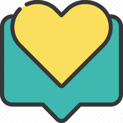 Love, overlap, message, communicate, messaging, heart icon - Download on Iconfinder