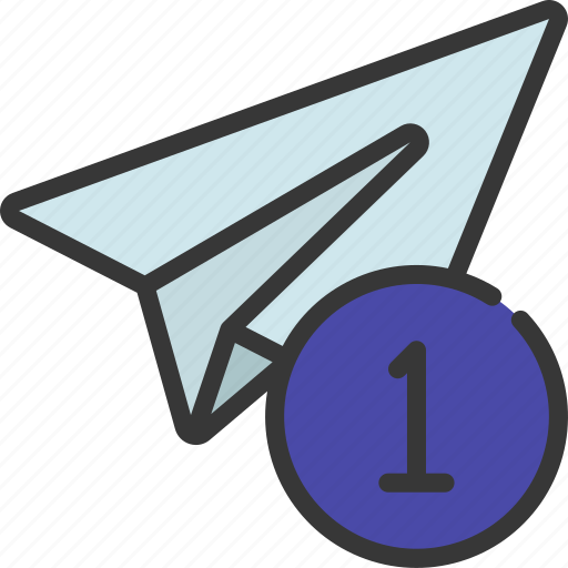 Paper, plane, notification, communicate, messaging, send, sent icon - Download on Iconfinder