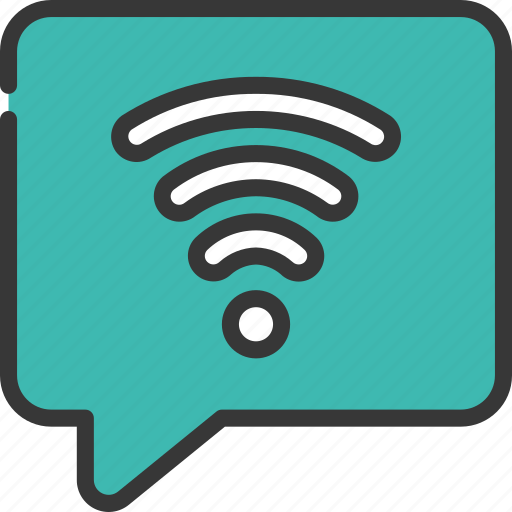 Wifi, message, communicate, messaging, wireless, connection icon - Download on Iconfinder