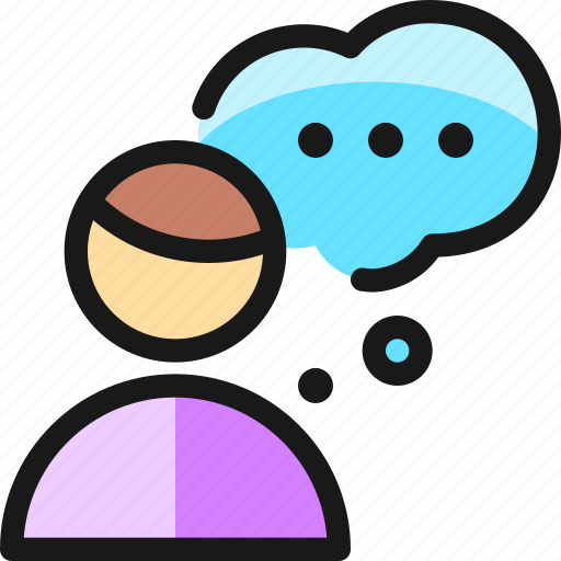 Messages, people, bubble, man icon - Download on Iconfinder