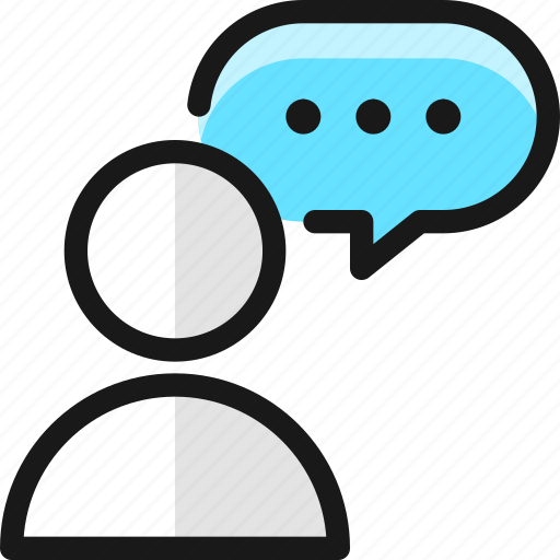 Messages, person, oval, bubble, people icon - Download on Iconfinder