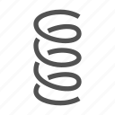 coil, metal, spiral, spring, wire