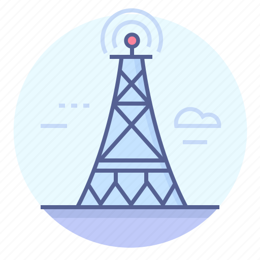 Radio, radio signal, signal, television, television signal, tower, tv signal icon - Download on Iconfinder