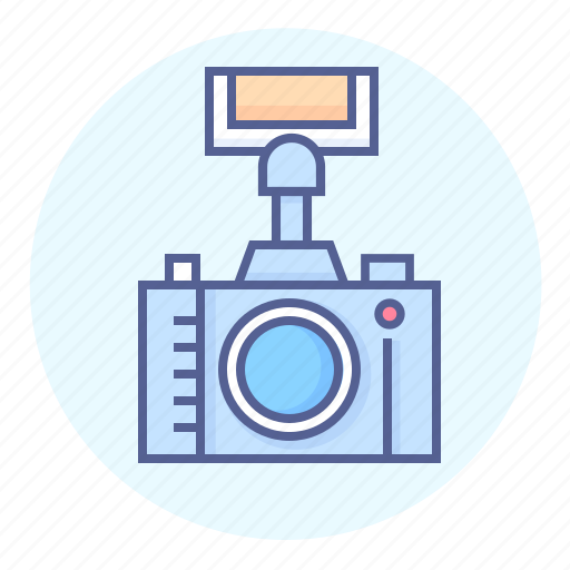Camera, camera device, photo, photography, speedlight, taking pictures icon - Download on Iconfinder