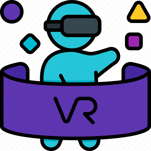 Virtual, reality, dashboard, screen, vr, metaverse, meta icon - Download on Iconfinder