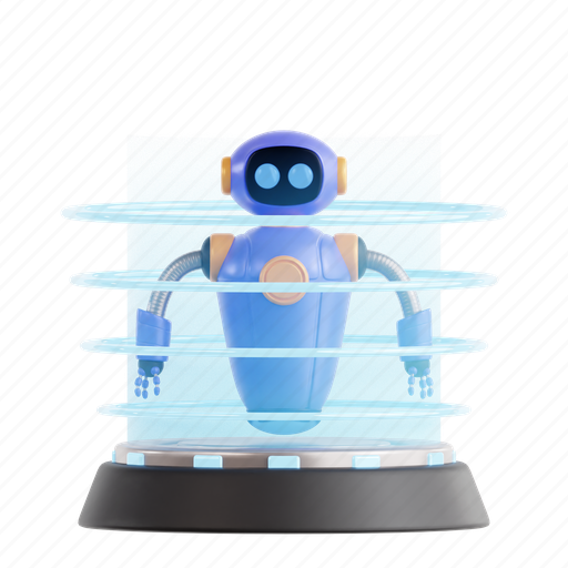 Teleportation, teleport, robot, sci fi, futuristic icon - Download on Iconfinder