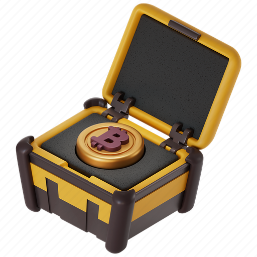 Crypto, bitcoin, cryptocurrency, metaverse, box, award, currency 3D illustration - Download on Iconfinder