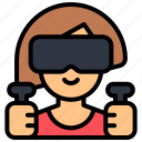 goggles, vr, headset, virtual, reality, gaming, technology