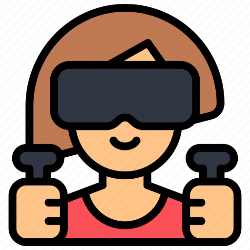 Goggles, vr, headset, virtual, reality, gaming, technology icon - Download on Iconfinder