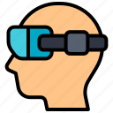 headset, vr, goggles, virtual, reality, digital, metaverse