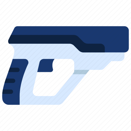 Virtual, pistol, gun, meta, futuristic, weapon icon - Download on Iconfinder