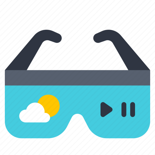 Smart, glasses, vr, virtual, reality, ar, augmented icon - Download on Iconfinder