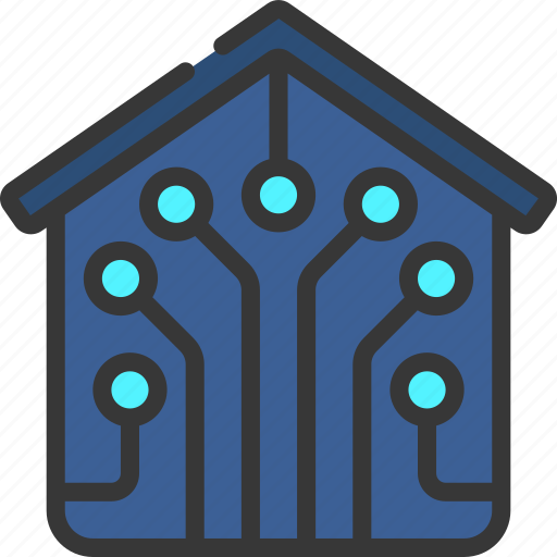 Digital, home, meta, building, real, estate icon - Download on Iconfinder