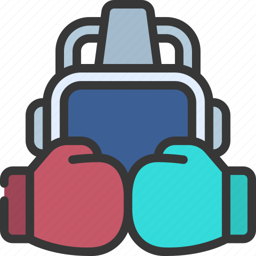 Fighting, vr, game, meta, boxing, gloves icon - Download on Iconfinder