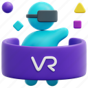 virtual, reality, dashboard, screen, vr, metaverse, meta, 3d 