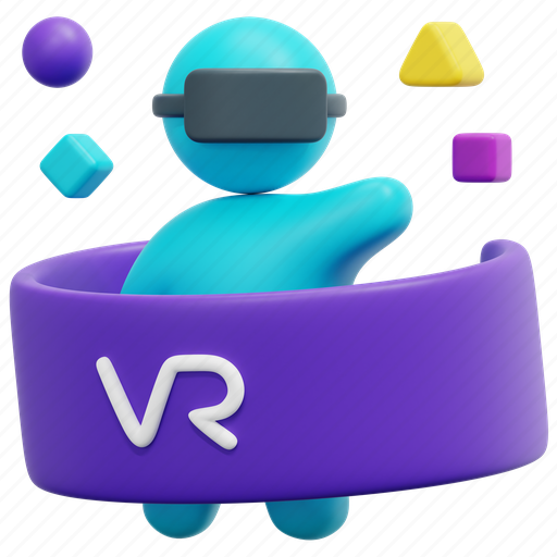 Virtual, reality, dashboard, screen, vr, meta, metaverse 3D illustration - Download on Iconfinder