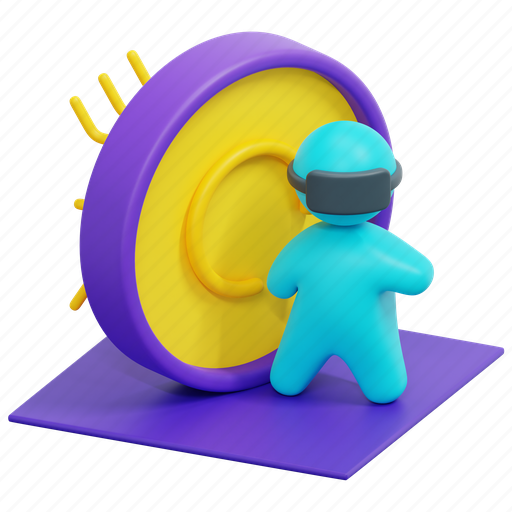 Cyberspace, space, vr, virtual, metaverse, reality, meta 3D illustration - Download on Iconfinder