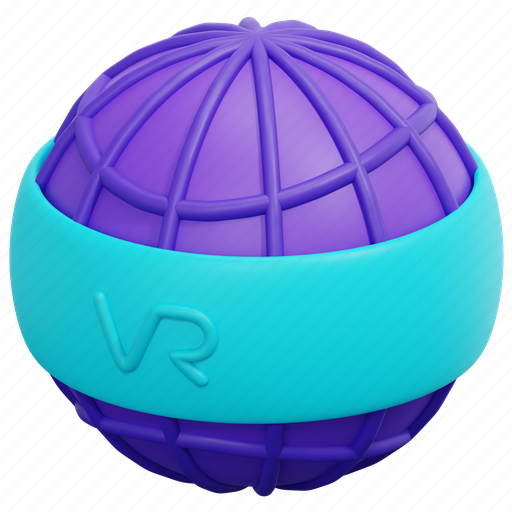 Virtual, reality, world, global, metaverse, vr, meta 3D illustration - Download on Iconfinder