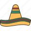 hat, mexican, sombrero, festive, traditional 