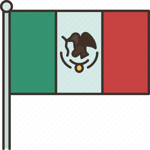 Mexico, flag, country, national, official icon - Download on Iconfinder