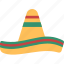 hat, mexican, sombrero, festive, traditional 