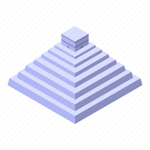 Cartoon, computer, isometric, mexican, pyramid, tree, tribal icon - Download on Iconfinder