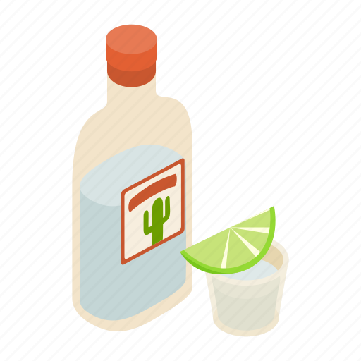 Alcohol, drink, glass, isometric, mexican, shot, tequila icon - Download on Iconfinder