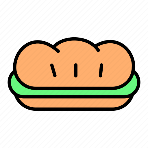 Bread, food, kitchen, lettuce, meal, restaurant, vegetable icon - Download on Iconfinder