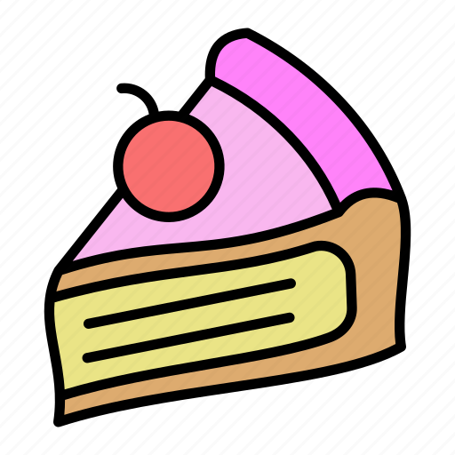 Cake, culinary, food, kitchen, meal, piece, restaurant icon - Download on Iconfinder