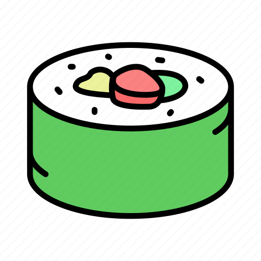 Culinary, food, japanese, kitchen, restaurant, rice, sushi icon - Download on Iconfinder