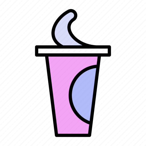 Beverage, drink, food, milk, nitrition, restaurant, yogurt icon - Download on Iconfinder