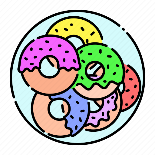 Culinary, donut, eat, food, kitchen, meal, restaurant icon - Download on Iconfinder
