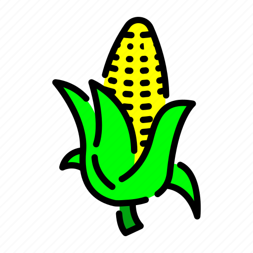 Corn, culinary, food, fruit, kitchen, meal, restaurant icon - Download on Iconfinder