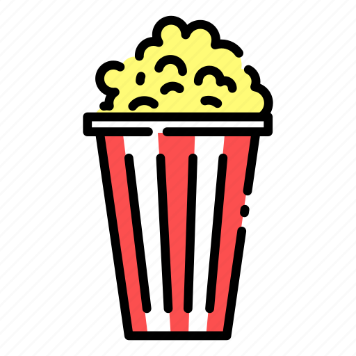Cinema, food, meal, movie, popcorn, restaurant, snack icon - Download on Iconfinder