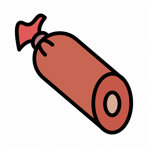 Culinary, food, hotdog, kitchen, piece, restaurant, sausage icon - Download on Iconfinder