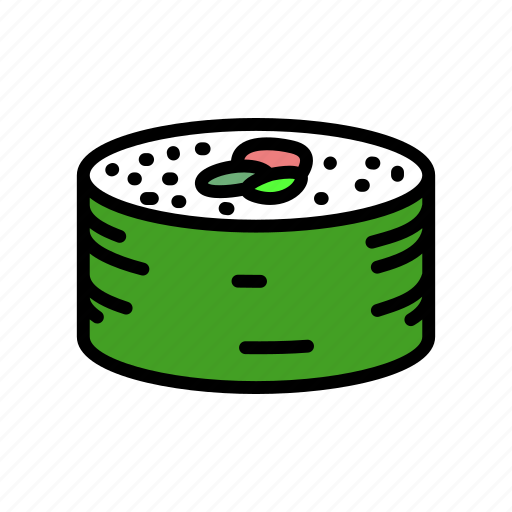 Fish, food, japan, raw, restaurant, rice, sushi icon - Download on Iconfinder