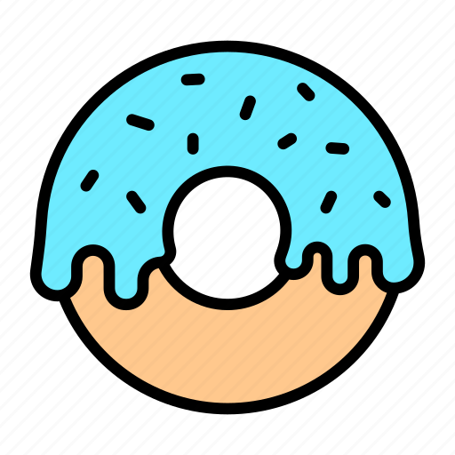 Donut, eat, food, kids, kitchen, restaurant, sweet icon - Download on Iconfinder