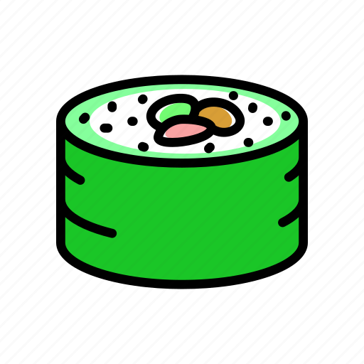 Food, japanese, kitchen, meal, restaurant, rice, sushi icon - Download on Iconfinder
