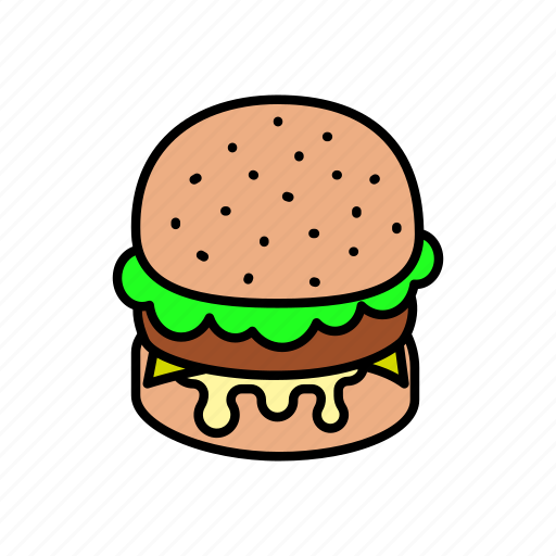 Burger, culinary, fastfood, food, kitchen, meat, restaurant icon - Download on Iconfinder