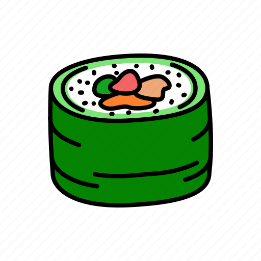Culinary, food, japan, kitchen, restaurant, rice, sushi icon - Download on Iconfinder