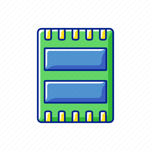 Microchip, chip, micro, circuit icon - Download on Iconfinder