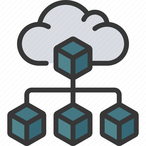 Cloud, infrastructure, hierarchy, blocks icon - Download on Iconfinder